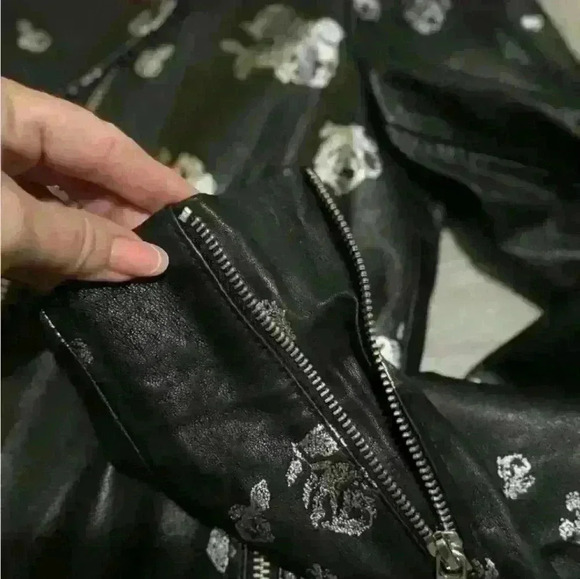 NWT MIchael Kors leather jacket XXS - Picture 3 of 6